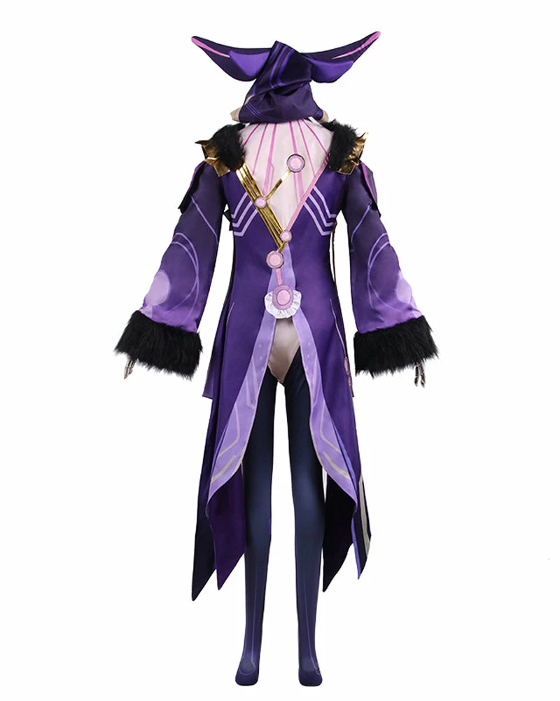 Auscosplay Genshin Impact Fatui Electro Cicin Mage Cosplay Costume Genshin Impact Cosplay 4 Auscosplay Genshin Impact Fatui Electro Cicin Mage Cosplay Costume Genshin Impact Cosplay