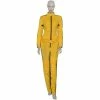 Auscosplay Kill Bill The Bride Cosplay Costume Yellow Jumpsuits Movie Costume