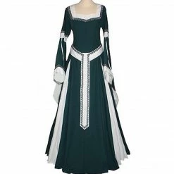Auscosplay Women Medieval Renaissance Victorian Dress
