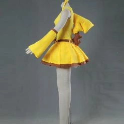 Auscosplay Pokemon Pikachu Cosplay Costume Yellow Dress