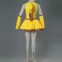 Auscosplay Pokemon Pikachu Cosplay Costume Yellow Dress