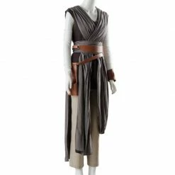 Auscosplay Movie Costume Star Wars 8 The Last Jedi Rey Cosplay Costume