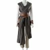 Auscosplay Movie Costume Star Wars 8 The Last Jedi Rey Cosplay Costume
