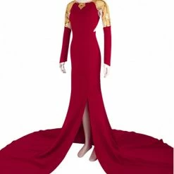 Auscosplay Castlevania Carmilla Cosplay Costume Red Dress 14 Auscosplay Castlevania Carmilla Cosplay Costume Red Dress
