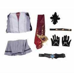 Auscosplay Genshin Impact Childe Tartaglia Female Dress Cosplay Costume