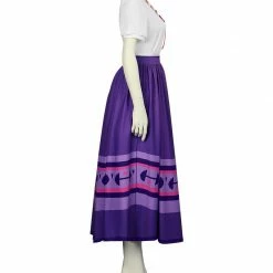 Auscosplay Encanto Luisa Madrigal Dress Cosplay Costume Encanto Cosplay
