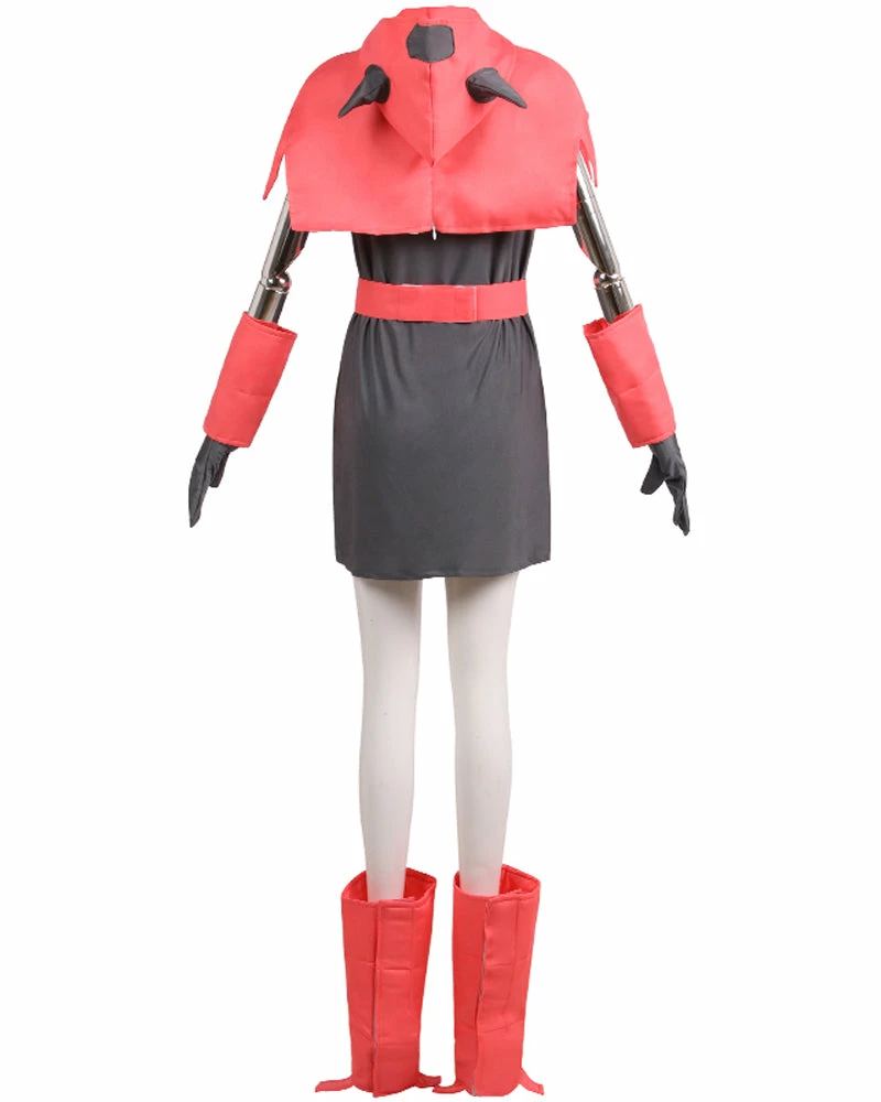 Auscosplay Anime Costume Pokemon Team Magma Women Cosplay Costume 4 Auscosplay Anime Costume Pokemon Team Magma Women Cosplay Costume