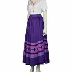 Auscosplay Encanto Luisa Madrigal Dress Cosplay Costume Encanto Cosplay