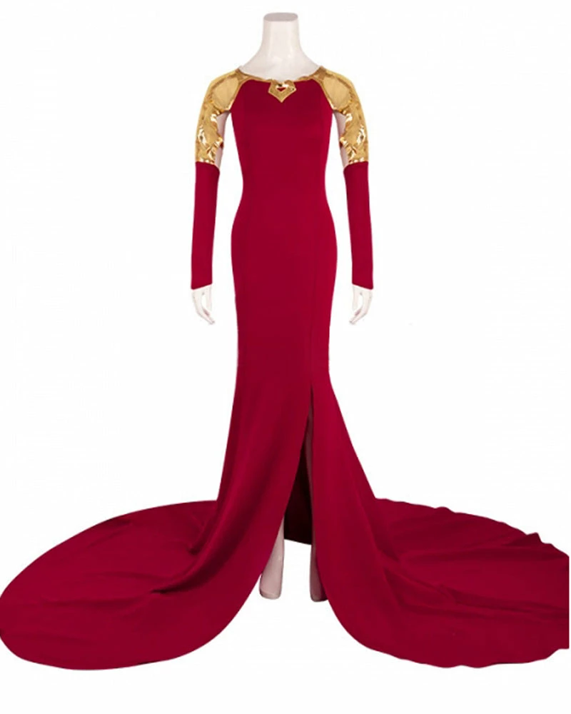 Auscosplay Castlevania Carmilla Cosplay Costume Red Dress 3 Auscosplay Castlevania Carmilla Cosplay Costume Red Dress