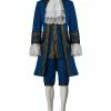 Auscosplay Medieval Renaissance Costumes Mens 18th Century British Outfit Victorian Renaissance Costume