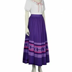 Auscosplay Encanto Luisa Madrigal Dress Cosplay Costume Encanto Cosplay