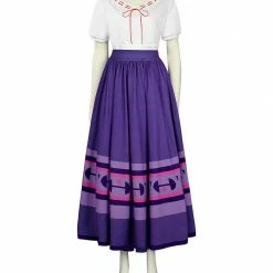 Auscosplay Encanto Luisa Madrigal Dress Cosplay Costume Encanto Cosplay