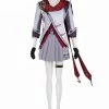 Auscosplay Genshin Impact Childe Tartaglia Female Dress Cosplay Costume
