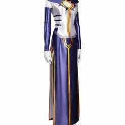 Auscosplay League Of Legends (LOL) Cosplay Arcane League Of Legends LoL Mel Medarda Cosplay Costume Dress 12 Auscosplay League Of Legends (LOL) Cosplay Arcane League Of Legends LoL Mel Medarda Cosplay Costume Dress