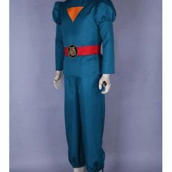 Auscosplay Dragon Ball Grand Priest Goku Cosplay Costume Blue Suits