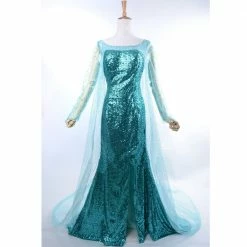 Auscosplay Elsa Coronation Dress Cosplay Costume Prince & Princess Costume