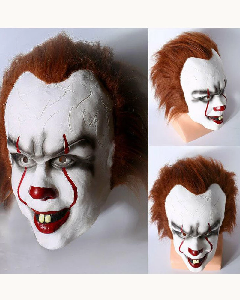 Auscosplay The It Clown Pennywise Cosplay Costume Outfit Stephen King's It 9 Auscosplay The It Clown Pennywise Cosplay Costume Outfit Stephen King's It