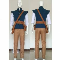 Auscosplay Prince & Princess Costume Flynn Rider Prince Eugene Fitzherbert Cosplay Costume
