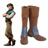 Auscosplay Flynn Rider Cosplay Shoes Game Men Boots Custom Made