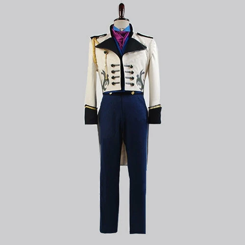 Auscosplay Prince Hans Cosplay Costume Full Set Suit Tuxedo Outfit 3 Auscosplay Prince Hans Cosplay Costume Full Set Suit Tuxedo Outfit