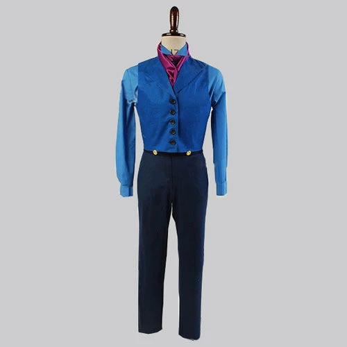 Auscosplay Prince Hans Cosplay Costume Full Set Suit Tuxedo Outfit 6 Auscosplay Prince Hans Cosplay Costume Full Set Suit Tuxedo Outfit