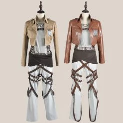 Auscosplay Attack On Titan Eren Jaeger Cosplay Costume Full Set