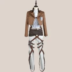 Auscosplay Attack On Titan Rivaille Levi Cosplay Costume Full Set 16 Auscosplay Attack On Titan Rivaille Levi Cosplay Costume Full Set