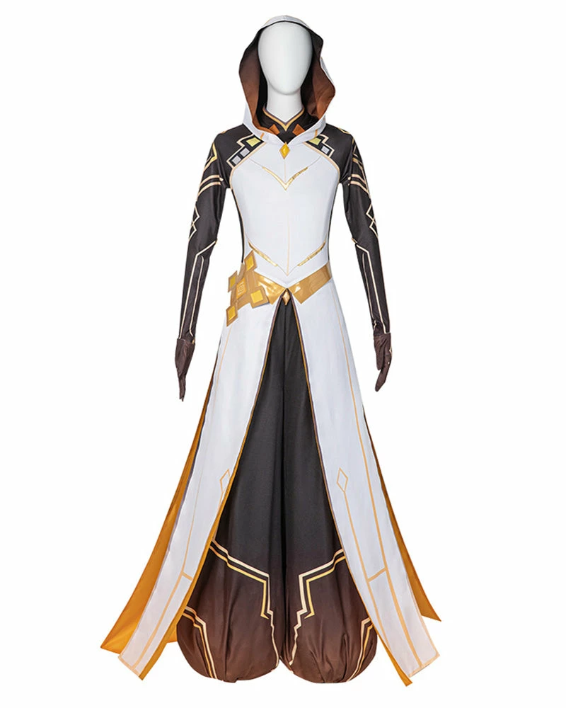 Auscosplay Genshin Impact Morax Cosplay Costume Outfits Suit 3 Auscosplay Genshin Impact Morax Cosplay Costume Outfits Suit