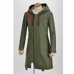Auscosplay Super Danganronpa 2 Nagito Komaeda Jacket Cosplay Costume Green Coat