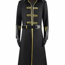 Auscosplay Video Game Costume Castlevania Alucard Jacket Trench Coat Cosplay Costume