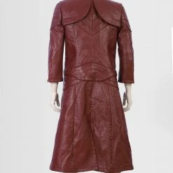 Auscosplay Devil May Cry 5 Dante Red Cosplay Pleather Coat Costume 12 Auscosplay Devil May Cry 5 Dante Red Cosplay Pleather Coat Costume