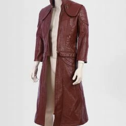 Auscosplay Devil May Cry 5 Dante Red Cosplay Pleather Coat Costume 11 Auscosplay Devil May Cry 5 Dante Red Cosplay Pleather Coat Costume