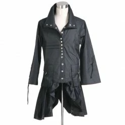 Auscosplay Movie Costume Nymphadora Tonks Jacket Cosplay Costume Black Outfit