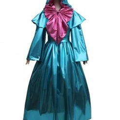 Auscosplay Prince & Princess Costume Cinderella Fairy Godmother Cosplay Costume