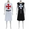 Auscosplay Medieval St George Knight Crusader Tunic Costume Movie Costume 2 Auscosplay Medieval St George Knight Crusader Tunic Costume Movie Costume