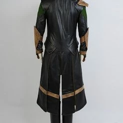 Auscosplay The Dark World Loki Cosplay Costume Pleather Outfit Loki Costume